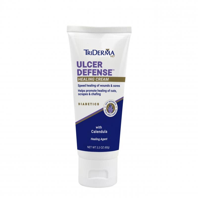 TriDerma Diabetic Ulcer Defense Healing Cream, 4.2 oz- Each