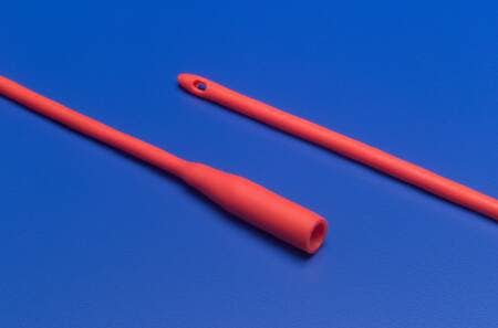 Urethral Catheter Dover™ Robinson Tip Red Rubber 10 Fr. 12 Inch - 12/CS