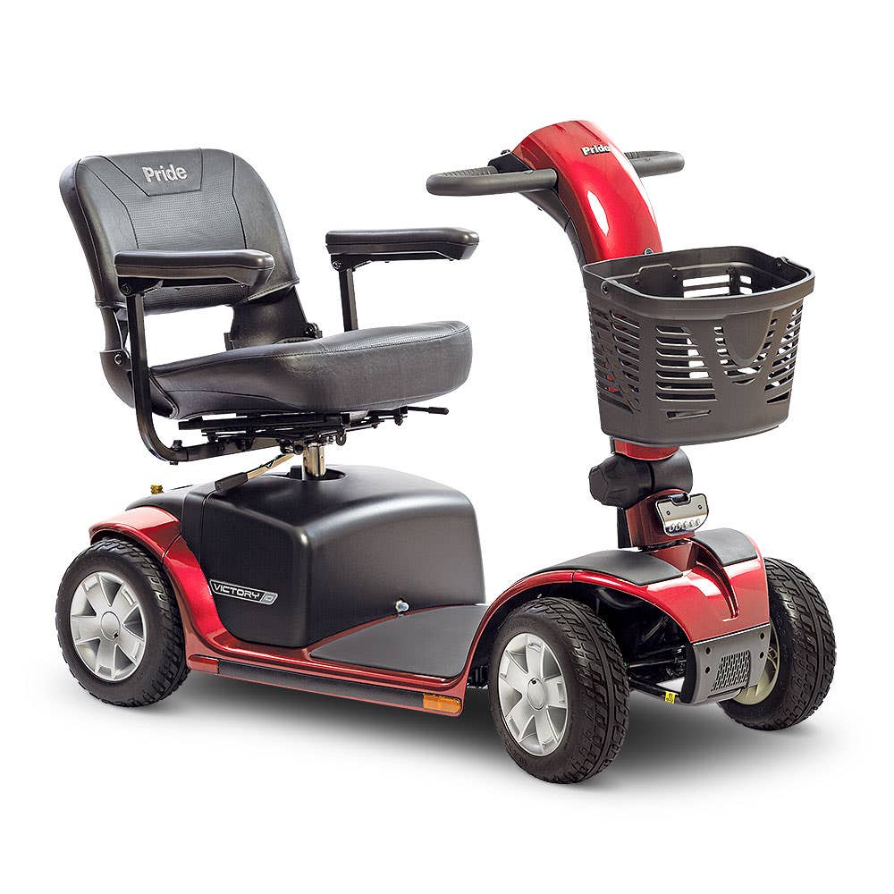 Victory 10 4 Wheel Heavy Duty Mobility Scooter | FDA Class II Medical Device* - Blue
