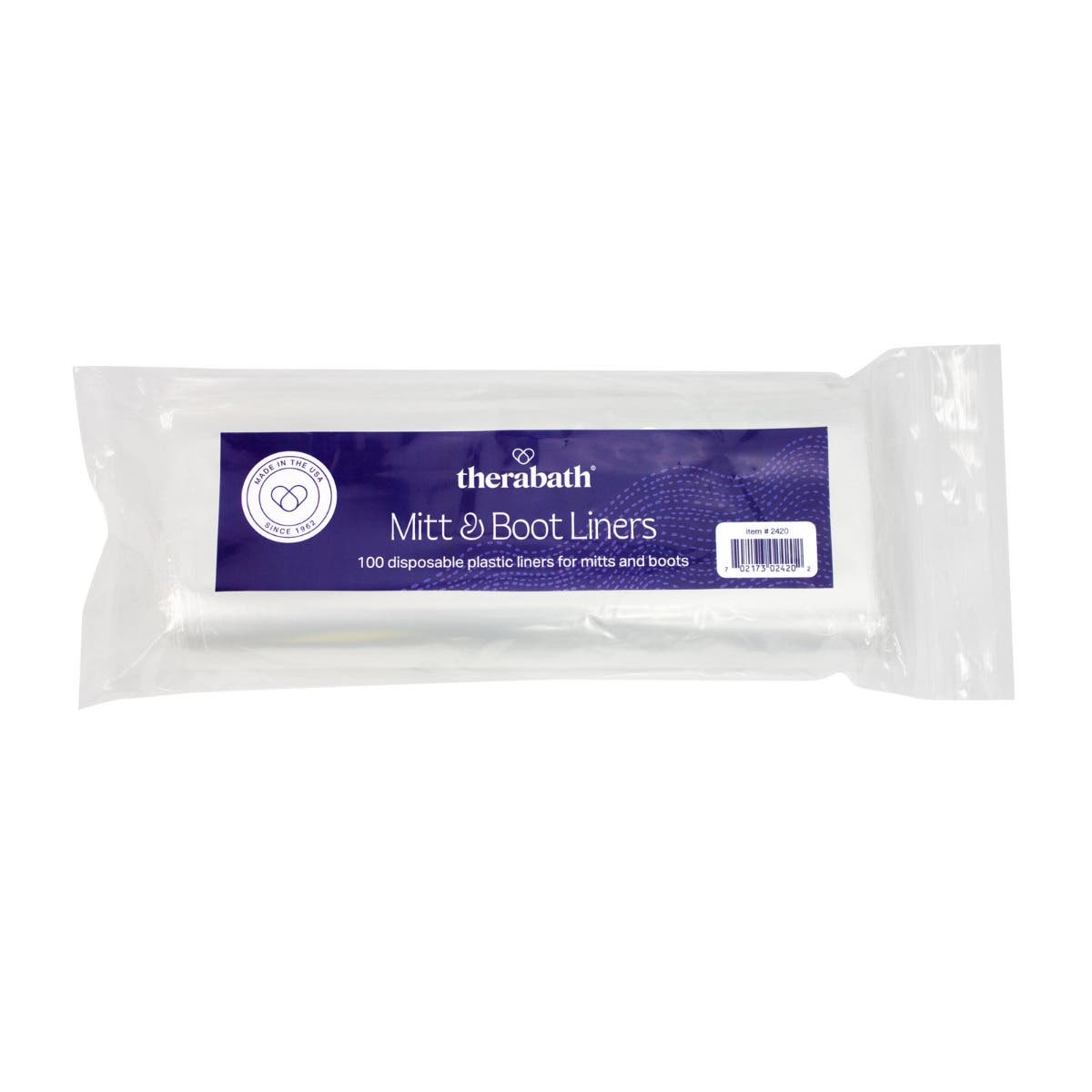 Liners For Therabath Pro Mitts & Booties, 100/Pack