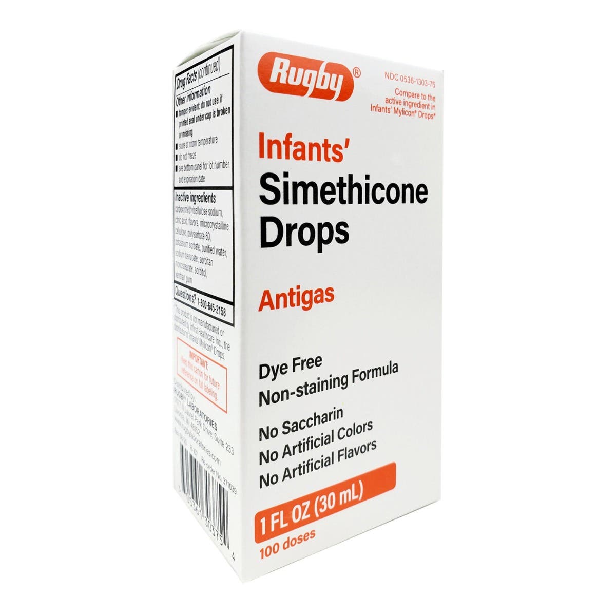 Infant Gas Relief Rugby® 40 mg / 0.6 mL Strength Oral Drops 1 oz. - Each
