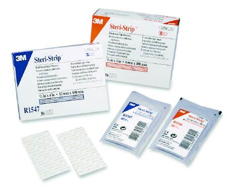 3M Steri-Strip Reinforced Adhesive Skin Closure - 0.25" x 3" (50 / Box)