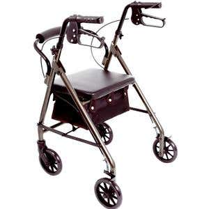 ProBasics Junior Rollator with 6-inch Wheels, Burgundy,