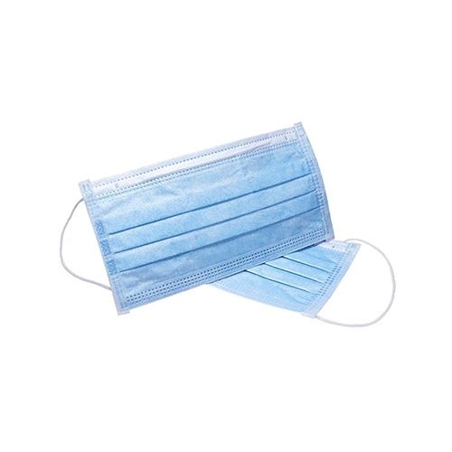 Disposable 3-ply Face Mask with Ear Loop Blue - Pack of 50