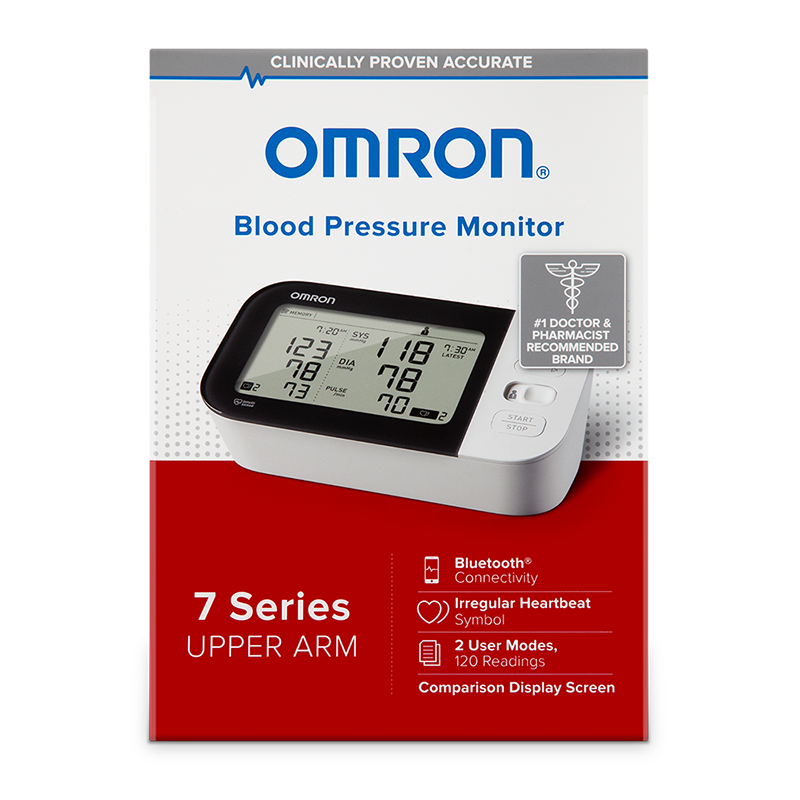 Omron 7 Series Digital Wireless Upper Arm Blood Pressure Monitor (OMRBP7350)