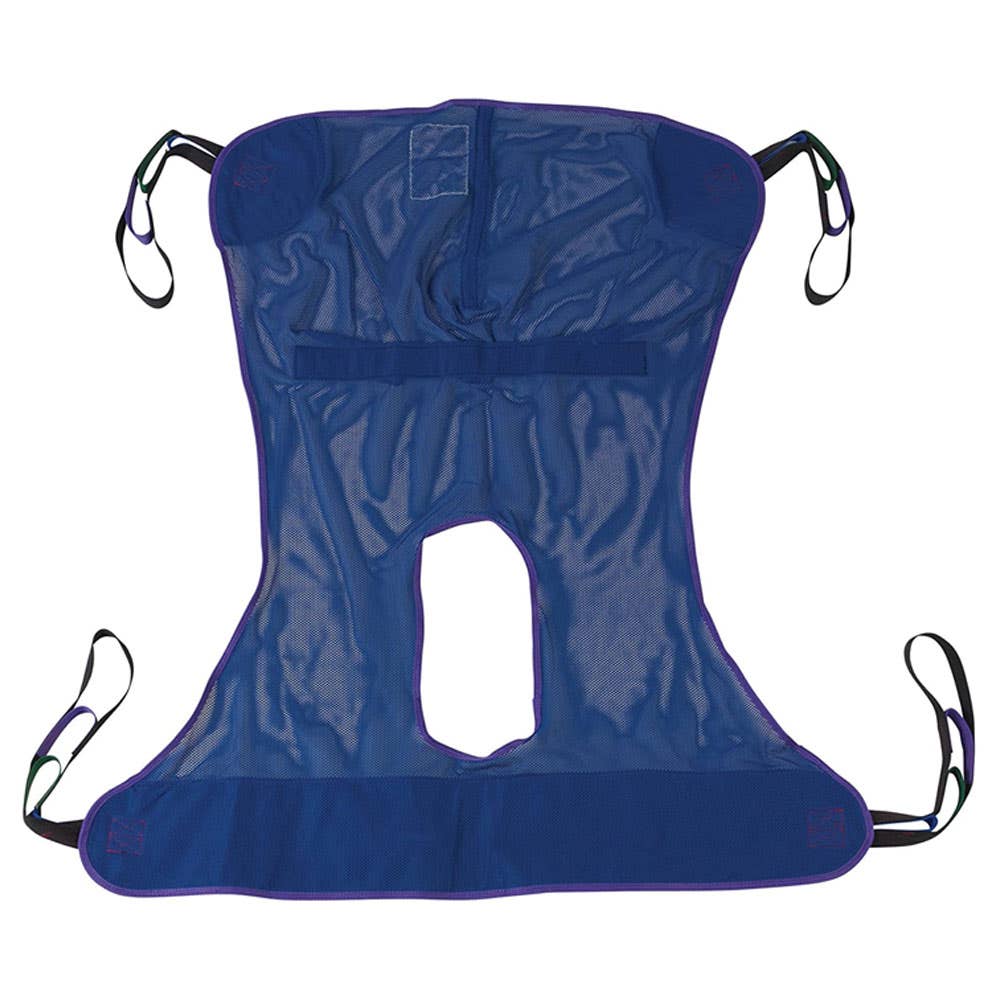 Full Body Patient Lift Sling - No Commode Cutout; Extra Large; Design: Solid - Box of 1