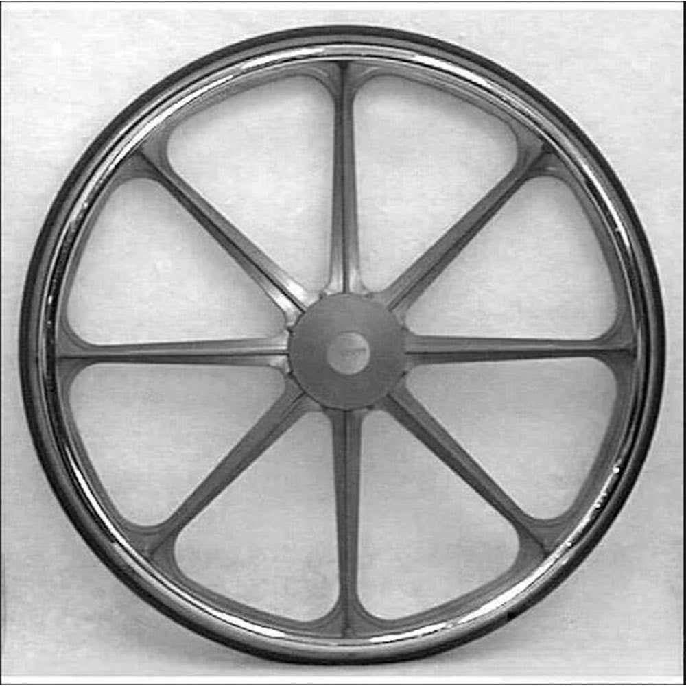 24 x 1" Economy Mag Wheels - Fits Axle Length: 1/2"