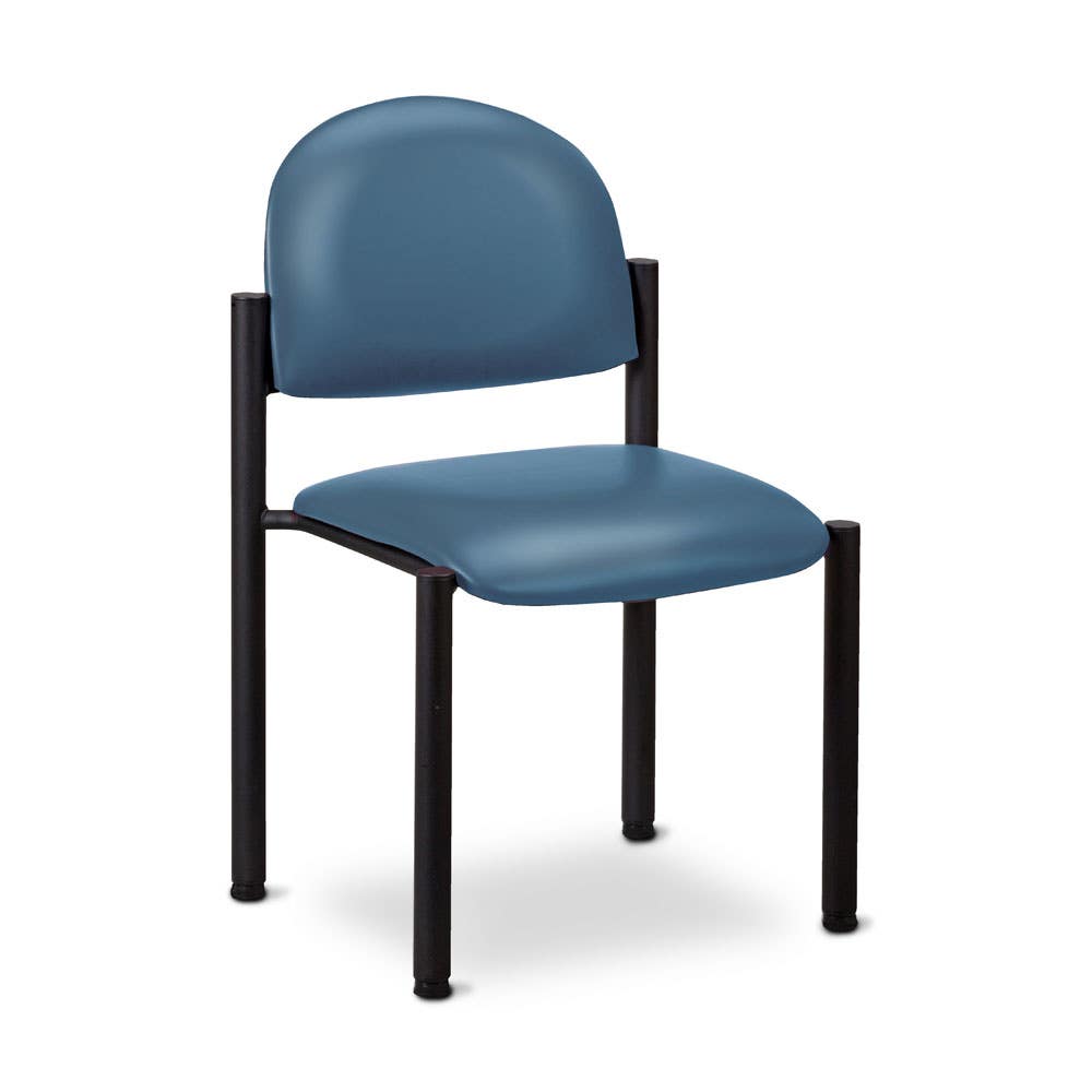 Clinton Premimum Side Chair Wthout ArmsBlk Frame