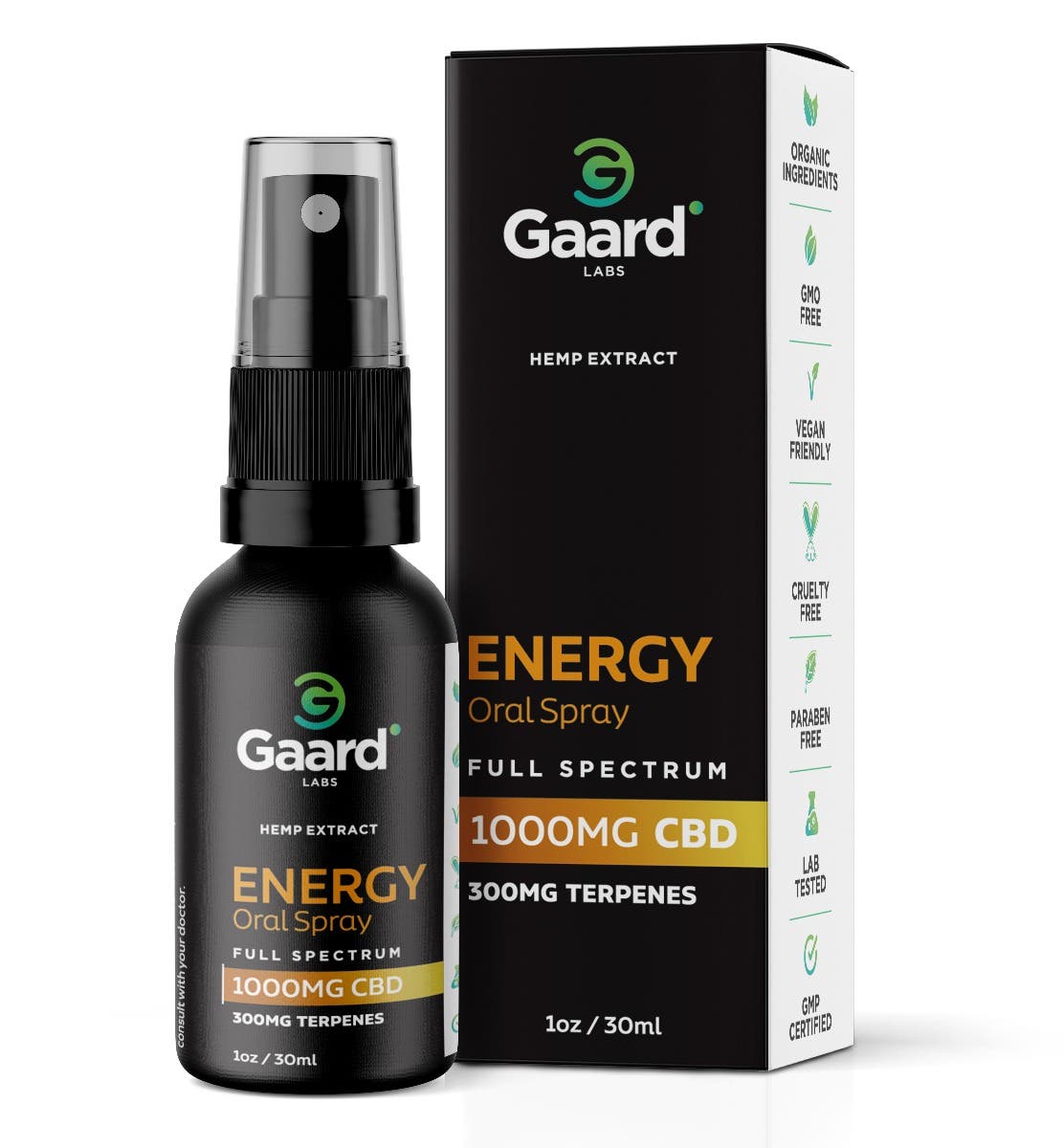 Gaard Labs™ CBD Energy Oral Spray
