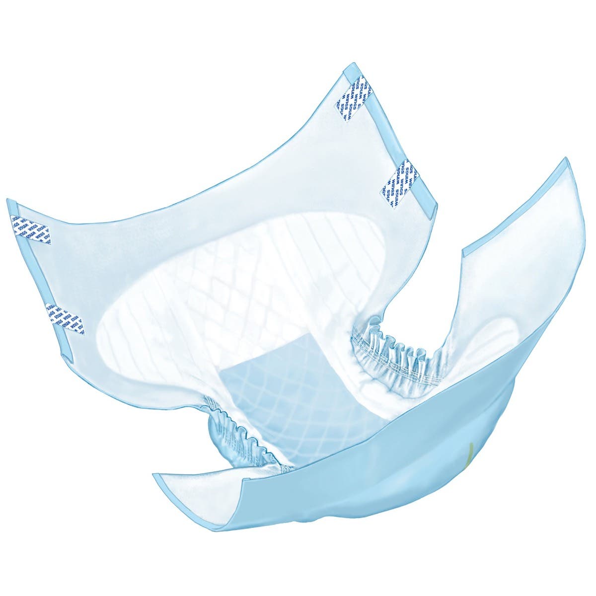 Wings™ Plus Heavy Absorbency Incontinence Brief, Small, 20" - 31" - 96/CS