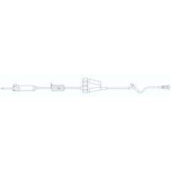 Rate Flow Regulator Administration Sets - Extension Set Priming Volume 2.5mL Length 18" (48.3 cm) - Case of 50