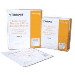 ReliaMed Foam Island Dressing with Adhesive Border - 3" x 3" - Box of 10