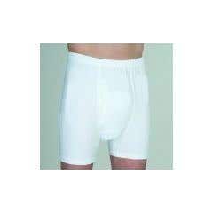 Wearever Men's Incontinence Boxer Briefs - White