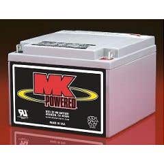 MK 12 Volt - 26 AMP Sealed Light Duty AGM Battery - Each