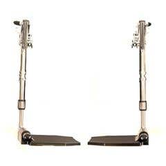 Invacare Front Riggings - Hemi Elevating Legrests with Composite Footplates and Padded Calf Pads 9153637788 - 1 pair
