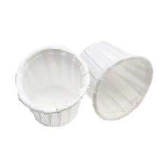 Dart 100-2050 Solo 1 oz Portion Container - Paper, White, 1 Ounce, Case of 5000