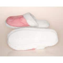 Lady's Suede Fur Trimmed Slipper