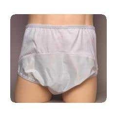 Sani-Pant Lite Plasticized Nylon Briefs with Breathable Panel - Small (Waist 22" – 28" )