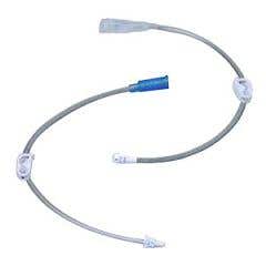 Tech Right Angle Feed Set with Straight Port 24 - Right Angle Feeding Set 24in Strt P