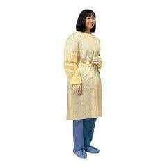Isolation Gown - Yellow - Pack of 10