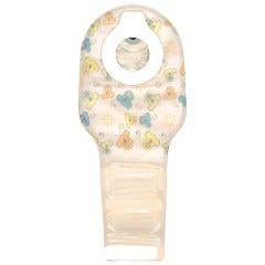 Little Ones Two Piece Adhesive Coupling Technology Drainable Ileostomy Bag - Opaque - Box of 10