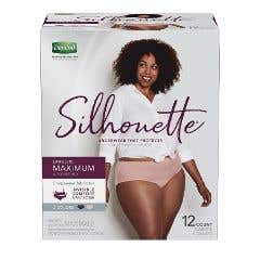 Depend for Women Silhouette Briefs - Disposable Protective Underwear