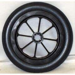 8 Spoke Urethane Round Wheel - 8 x 1 1/4" - 1 pair