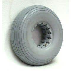 Urethane Rib Tire 8" X 2" (210-65)  Fits Permobile Wheels - 1 pair