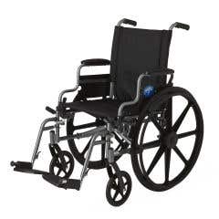 K4 Basic Lightweight Wheelchairs - 16" , Desk Length Arms , Elevated Foot Rests