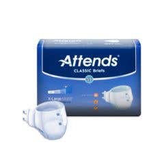 Attends Classic Heavy Absorbency Briefs - X-Large 58” – 63” - Case of 60
