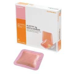 Allevyn Ag Gentle Border Silver Dressing - 3" x 3" - Case of 40