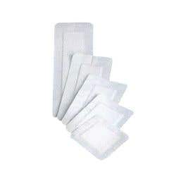 COVADERM Adhesive Wound Dressings - 4" x 6" - 2 1/2" x 2 1/2" Pad - Box of 25