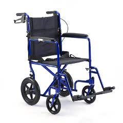 ProBasics Lightweight 19" Aluminum Transport Chair - Red
