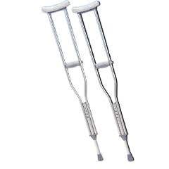 Underarm Adjustable Aluminum Crutch