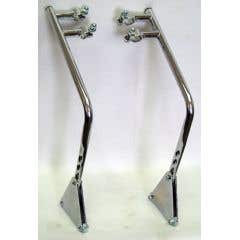 Universal Wheelchair Front Safety Anti-Tippers with Rollers - Set of 2 - 1 pair