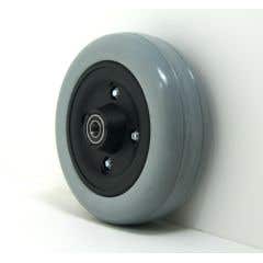 6" x 2" Caster Wheels With Urethane Tires and B20 Bearings Pair - 1 pair