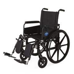 K4 Lightweight Wheelchairs - 18" ,Desk Length Arms , Elevated Foot Rests