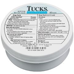 Tucks Medicated Pad