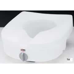 Carex E-Z Lock Raised Toilet Seat without Handles - Each