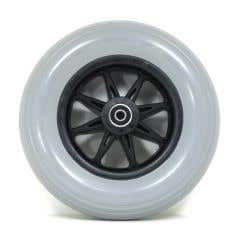 8" x 2" Caster Wheels With molded-on Tires and B12 Bearings Pair - 1 pair