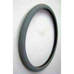 Gray Pneumatic Street (E&J) Tire - 22 x 1 3/8" (37-489mm) - 1 pair