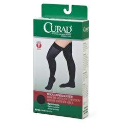 CURAD Thigh-High Compression Hosiery - 20-30 , Size E , Tan