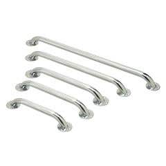 Medline Knurled Grab Bars, 32" L, Chrome, 3/Pack (MDS86032CHR)