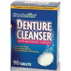 Wholesale Freshmint Denture Cleanser Tablets 90 Count(24x$4.23)