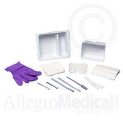 Tracheostomy Care Tray - 14 piece kit includes Removable Basin