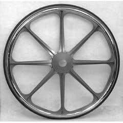 24 x 1" Bariatric Economy Mag Wheels - Each