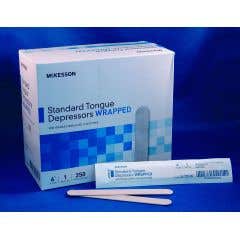 McKesson Wrapped Non-Sterile Tongue Depressor