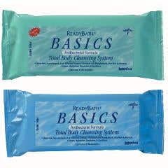 ReadyBath Basics Medium Weight Washcloths - Provide Bathing Comfort - Regular - Scented - Non-resealable Pouch (5 PK/CS) - Case of 30