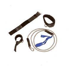 Cando Exercise Bungee Cord - Carabiner, Loop and Door Jamb