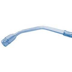 Medi-Vac Clear Yankauer Sterile Suction Handle with Control Vent and Bulbous Tip - Each